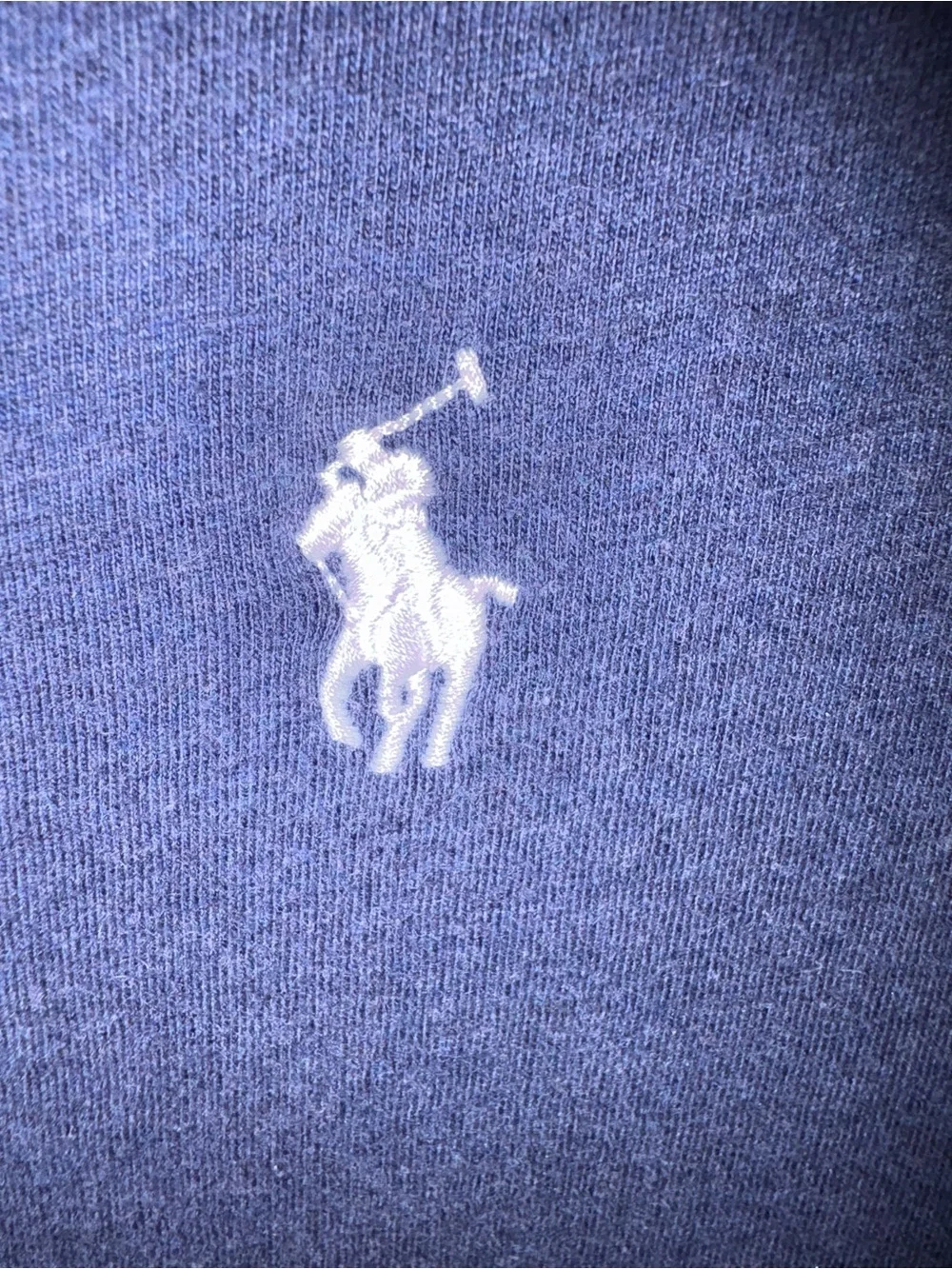 Polo by Ralph Lauren Men’s Navy Tee with  Logo Print. Size Small.